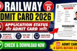 RRB Group D Admit Card 2026